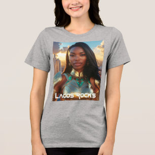 T-SHIRT EN TRI-MATIÈRE LAGOS - NIGERIA - AFRIQUE