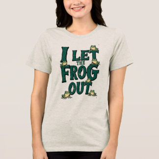 T-shirt En Tri-matière laissez la grenouille sortir