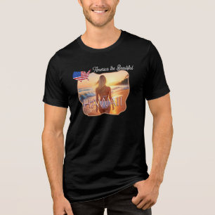 T-shirt En Tri-matière L'Amérique, la belle Hawaii