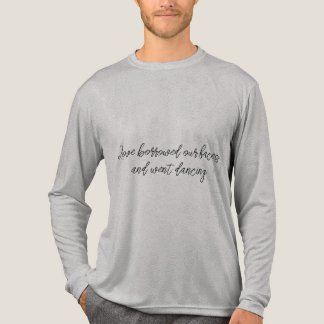T-shirt En Tri-matière L'amour a emprunté nos visages et est allé danser