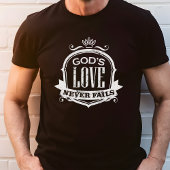 T-shirt En Tri-matière L'amour de Dieu n'échoue jamais chrétien
