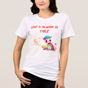 T-shirt En Tri-matière L'amour est toujours dans le style ! Conception de