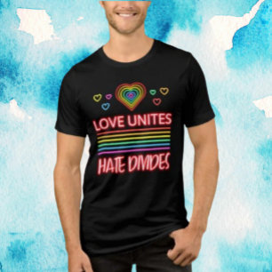 T-shirt En Tri-matière L'amour unit, la haine divise
