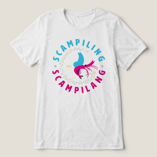 T-shirt En Tri-matière Langoustine fée (Design Recto)