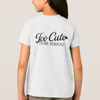 T-shirt En Tri-matière Langue du canard de Kawaii "Trop mignonne pour êtr