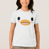 T-shirt En Tri-matière Langue du canard de Kawaii "Trop mignonne pour êtr (Recto)