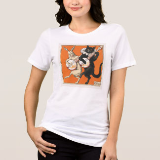 T-shirt En Tri-matière Lapin et chat dansants