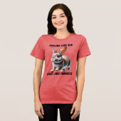 T-shirt En Tri-matière Lapin Humoristique (Recto plein)