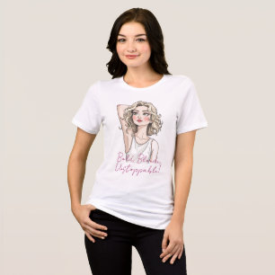 T-shirt En Tri-matière L'art de la femme blonde confiante
