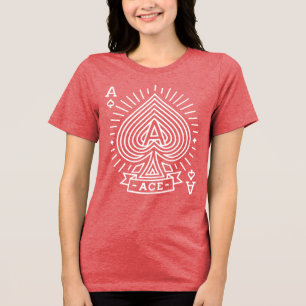 T-shirt En Tri-matière L'as des pique — Emblème d'éclatement de soleil de