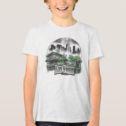 T-shirt En Tri-matière Las Vegas City Nevada USA (Recto)