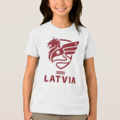 T-shirt En Tri-matière Latvia Baltic State Northern Europe (Recto)