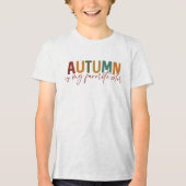 T-shirt En Tri-matière L'automne est ma couleur préférée (Recto)