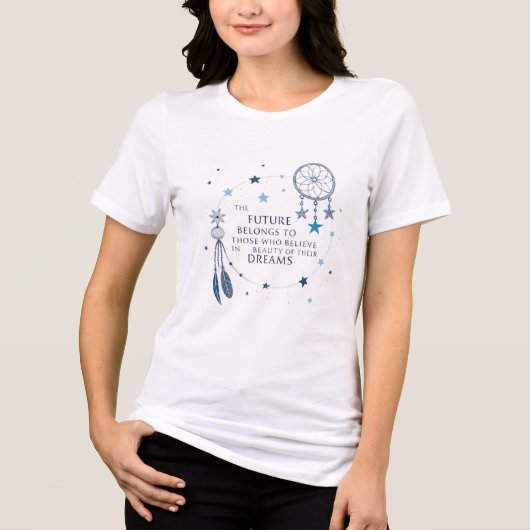 T-shirt En Tri-matière L'avenir appartient à ceux qui croient (Recto)