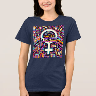 T-shirt En Tri-matière L'avenir est féminin