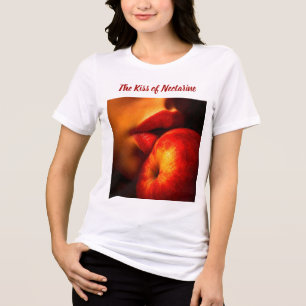 T-shirt En Tri-matière Le Baiser de Nectarine – Un Portrait Intime