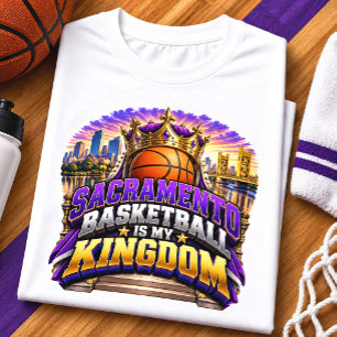 T-shirt En Tri-matière Le basket-ball de Sacramento est ma fan de royaume