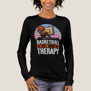 T-shirt En Tri-matière le basket est ma thérapie