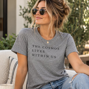 T-shirt En Tri-matière « Le Cosmos Vit En Nous » : La Science Empowering