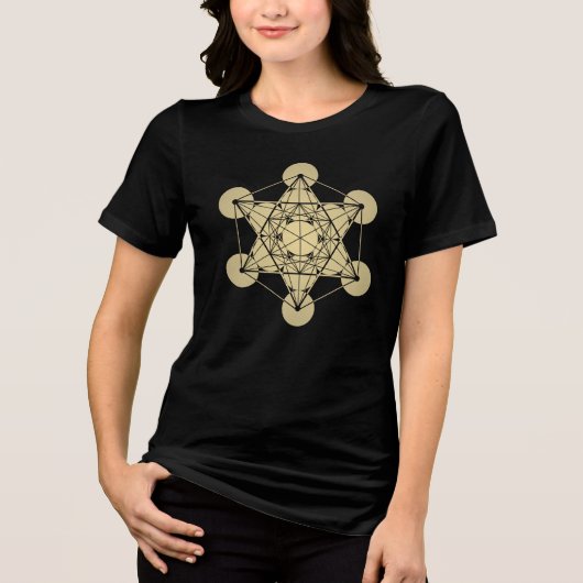 T-shirt En Tri-matière Le cube de Metatron (Recto)