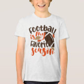 T-shirt En Tri-matière Le football est ma saison préférée (Recto)