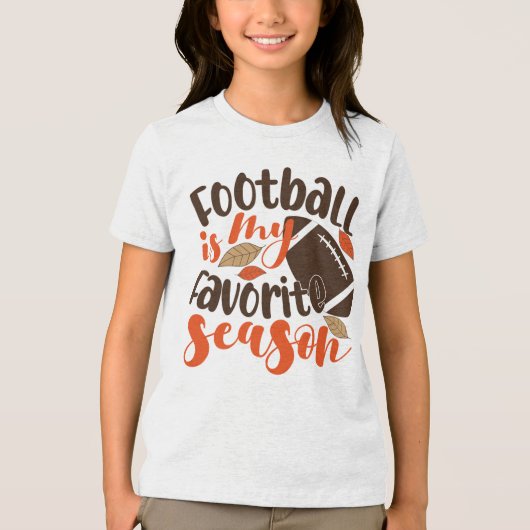 T-shirt En Tri-matière Le football est ma saison préférée (Recto)