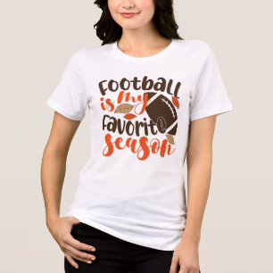T-shirt En Tri-matière Le football est ma saison préférée