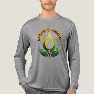 T-shirt En Tri-matière « Le murmure de la nature, écoutez attentivement,