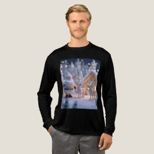 T-shirt En Tri-matière Le Noël blanc du Père Noël