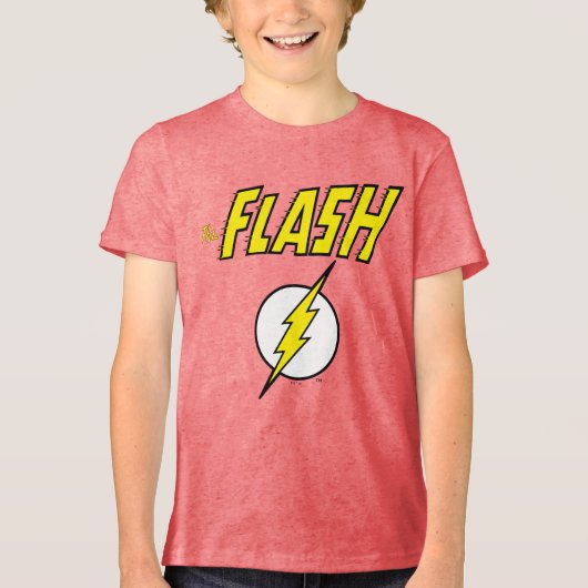 T-shirt En Tri-matière Le nom Flash et logo d'éclair (Recto)