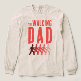 T-shirt En Tri-matière Le papa qui marche en rouge corail