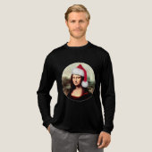 T-shirt En Tri-matière Le Père Noël de Mona Lisa (Recto complet)