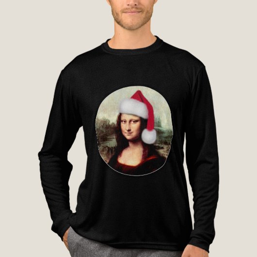 T-shirt En Tri-matière Le Père Noël de Mona Lisa (Recto)