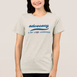 T-shirt En Tri-matière Le plaidoyer est ma langue d'amour Tee_Embolden