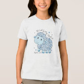 T-shirt En Tri-matière Le Seigneur est mon berger - Sheep Design Christia (Recto)