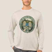 T-shirt En Tri-matière Leave Nothing But Footprints – Eco-Friendly Hiking (Recto)