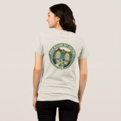 T-shirt En Tri-matière Leave Nothing But Footprints – Eco-Friendly Hiking (Verso intégral)