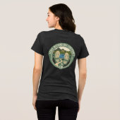 T-shirt En Tri-matière Leave Nothing But Footprints – Eco-Friendly Hiking (Verso intégral)