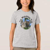 T-shirt En Tri-matière L'écureuil vous regarde mignonne amusant photo (Recto)