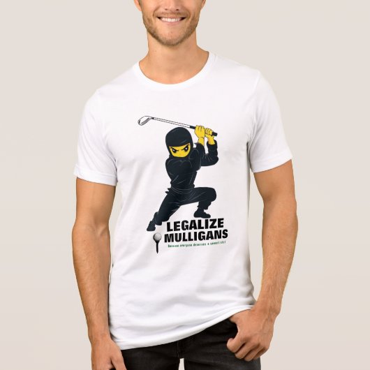 T-shirt En Tri-matière Legalize Mulligans Chemise - Drôle cadeau Golfeur (Recto)