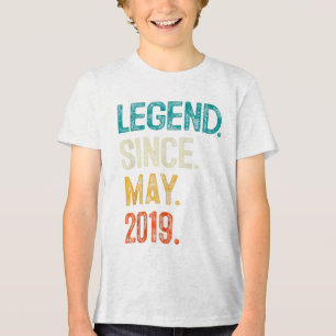 T-shirt En Tri-matière Légende 2019 6ème anniversaire Cadeaux pour garçon