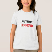 T-SHIRT EN TRI-MATIÈRE LÉGENDE FUTURE (Recto)