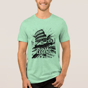 T-shirt En Tri-matière Légende italienne Colisée et Super Car