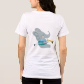 T-shirt En Tri-matière L'éléphant musical (Verso)