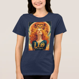 T-shirt En Tri-matière Leo Lion Zodiac Cadeau Anniversaire