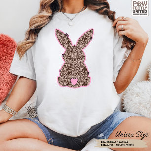 T-shirt En Tri-matière Leopard Bunny Couleurs personnalisables Doodle mig