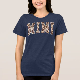 T-shirt En Tri-matière Léopard Mimi