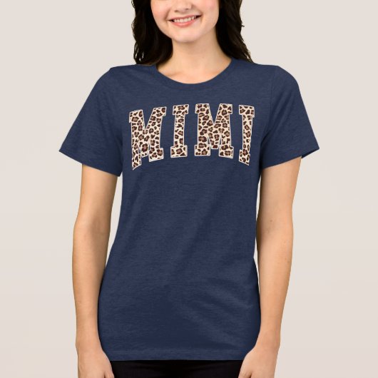 T-shirt En Tri-matière Léopard Mimi (Recto)