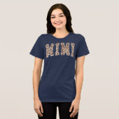 T-shirt En Tri-matière Léopard Mimi (Recto plein)