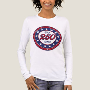 T-shirt En Tri-matière Les 250 ans d'Amérique avec le drapeau des États-U